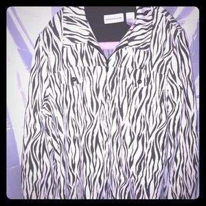 Alfred Dunner Ladies Zippered Jacket